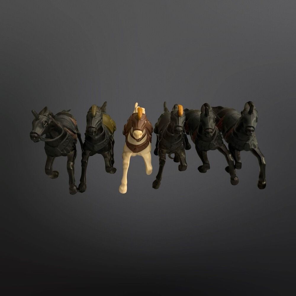 6 Vintage 1988 Willow Tonka Horses GENERAL KAEL & NOCKMAAR WARRIOR Figures B23